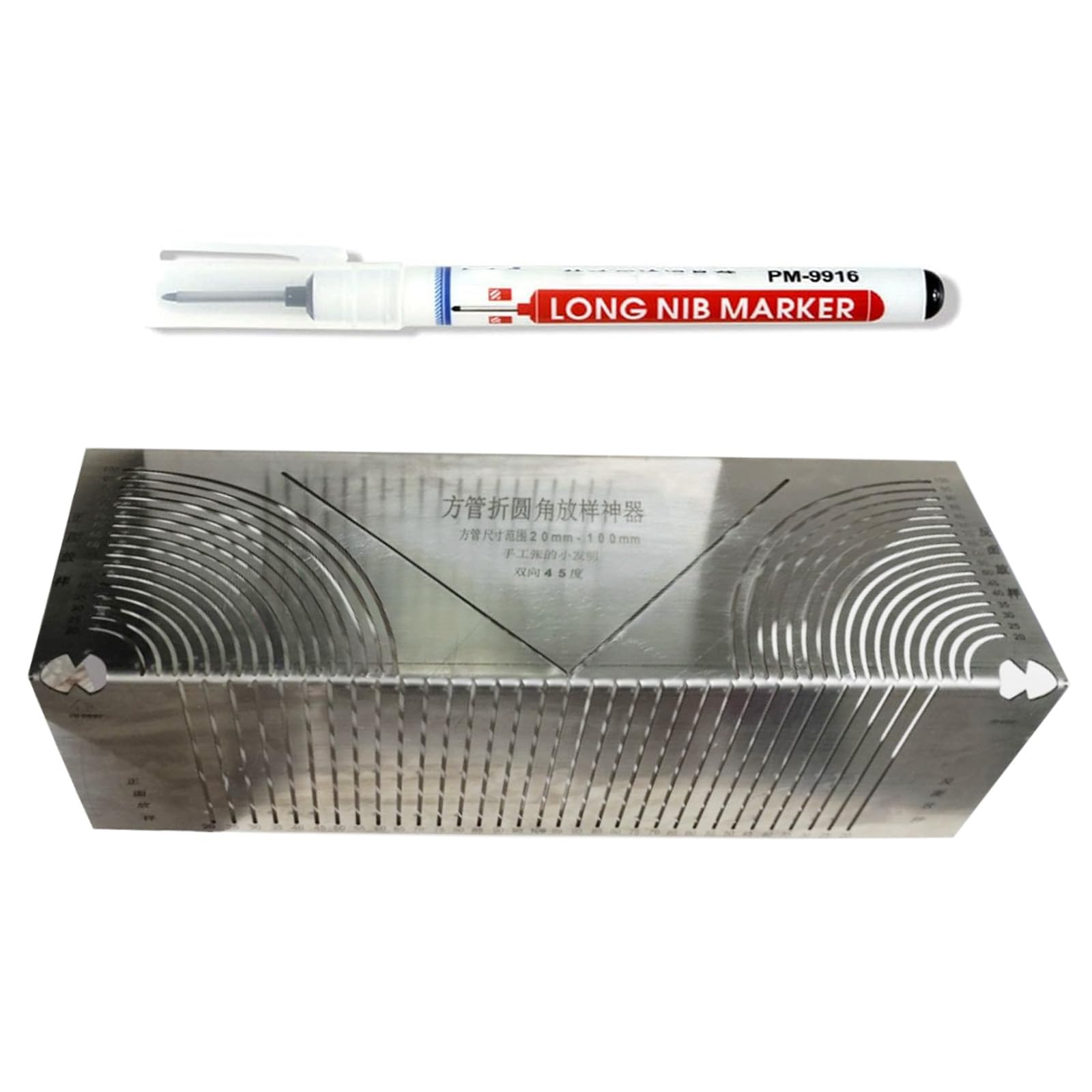 Newft 20 100 Angles & Arcs Marking Tool Metal Marking Tool Accurate Woodworking Square Tubing Welding Angles & Arcs