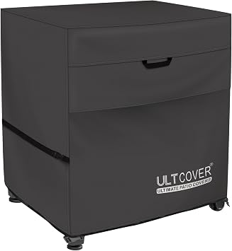ULTCOVER Waterproof Prep Table Cover for 30 Inch Keter Unity Small Portable Table, Outdoor Storage Cabinet Prep Station Cover 30L x 23W x 34H inch, Black