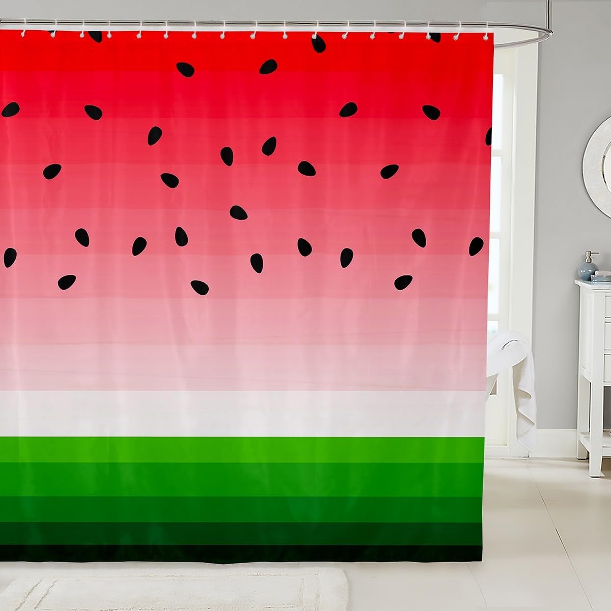 Pineapple Shower Curtain for Bathroom Bathtubs Green Yellow Fruit Waterproof Bath Curtain Girls Women Tropical Pineapple Bathroom Shower Curtain Set Polyester Fabric Bathroom Accessories 72" X 78"