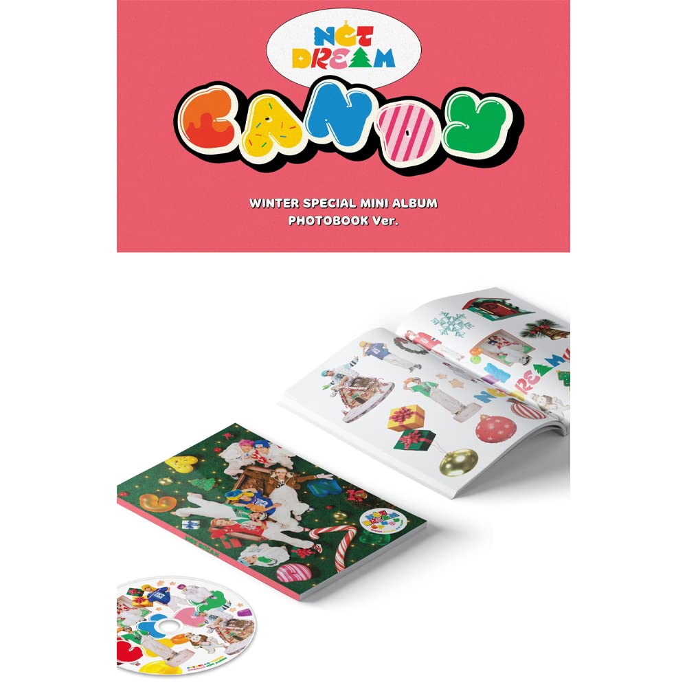 NCT DREAM winter special mini album Candy Photobook ver + Pre-order Folded poster