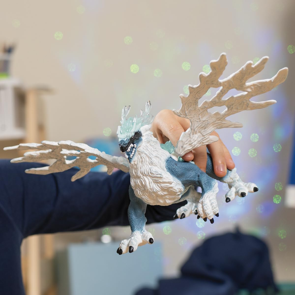 Schleich ELDRADOR Creatures | Dragon de Glace 70790 | Figurine Monstre avec Ailes Mobiles et éléments Transparents | Cadeau pour Filles et garçons | Jouet dès 7 Ans | 20 x 15 x 13 cm — image 2