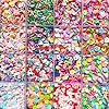 EHOPE Fake Sprinkles Fruit Clay Slices Clay Sprinkles Polymer Slices Faux Sprinkles DIY Nail Art Supplies Making Kit Decoration Arts Crafts for Nail Art and Cellphone Decorations (24 Styles) #2
