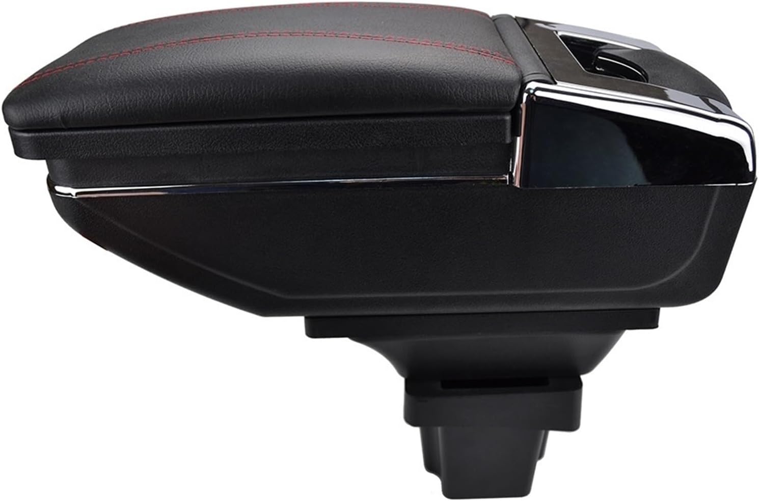 Arm Rest for Car Car Center Console Storage Box Armrest For Chevrolet for Holden Trax for Tracker 2013-2017 Organizer Cup Holder Ash Tray(Red Thread)