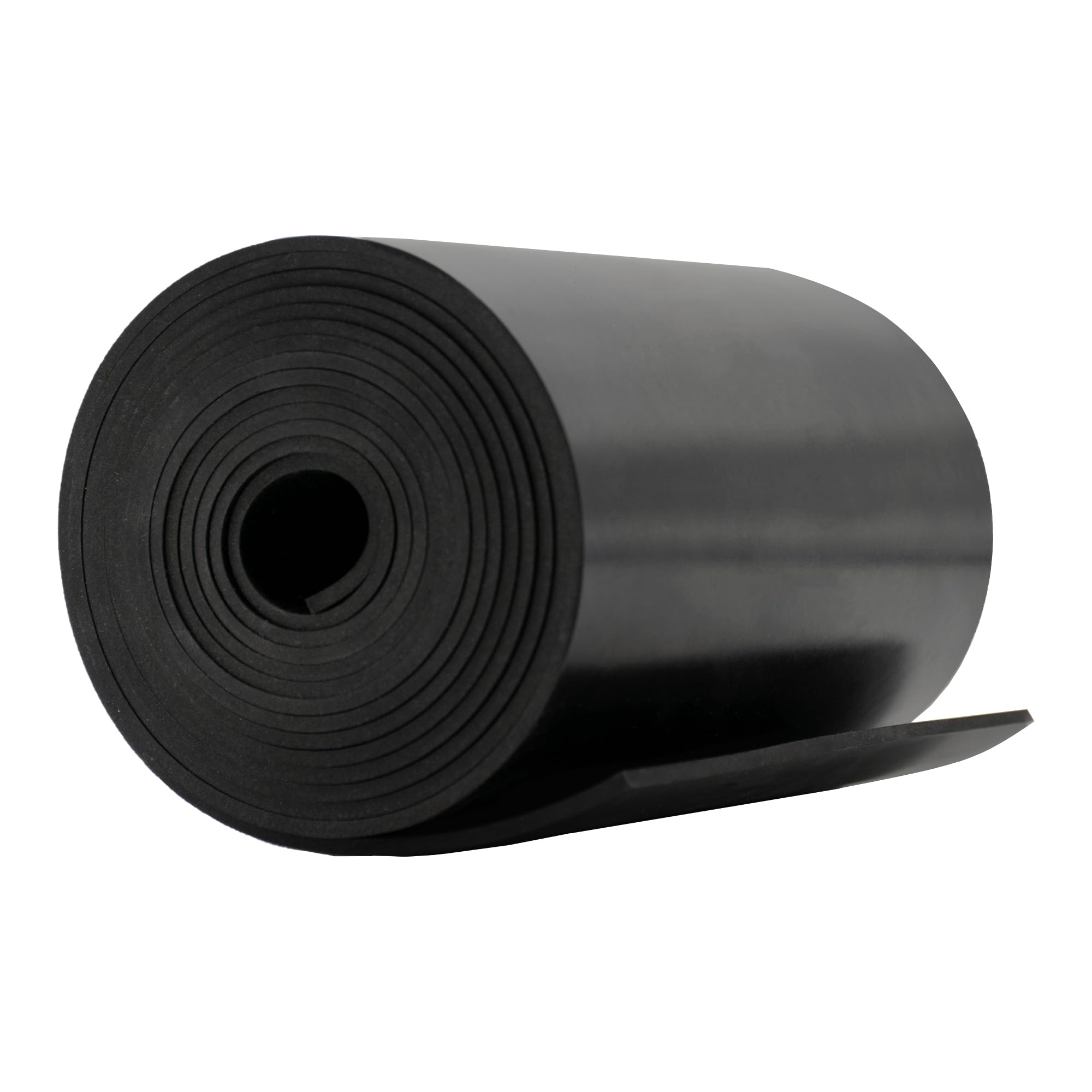 DEVNOL Neoprene Rubber Strip 1/8 (.125)" Thick X 7" Wide X 10'Long Grade 65A for Gasket, Surface Protection, Sealing
