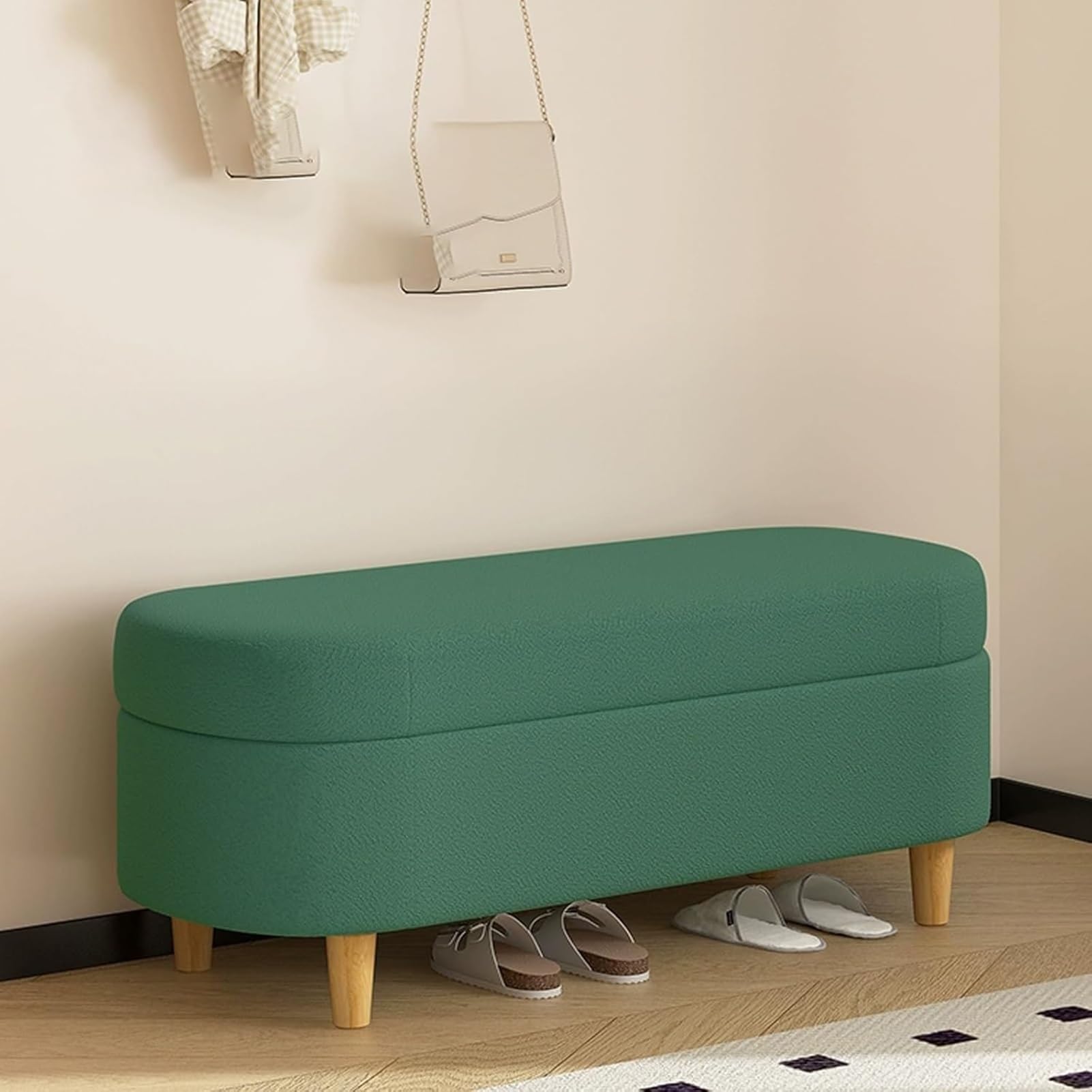 Meuble de porche moderne 100 cm pour une entrée chaleureuse et ordonnée