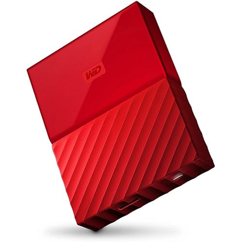 WD 3TB Red My Passport Portable External Hard Drive - USB 3.0 - WDBYFT0030BRD-WESN
