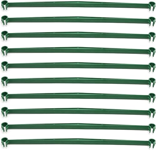 100 brazos de estaca para jaula de tomate, conectores de enrejado expandibles de 11.8 pulgadas para plantas trepadoras, estacas de tomates, verduras