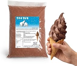 Soft Ice Cream Powder Chocolate 1.25 kg Ice Bear Creamy and Delicious 1:5 for 6.25 kg Ice Cream