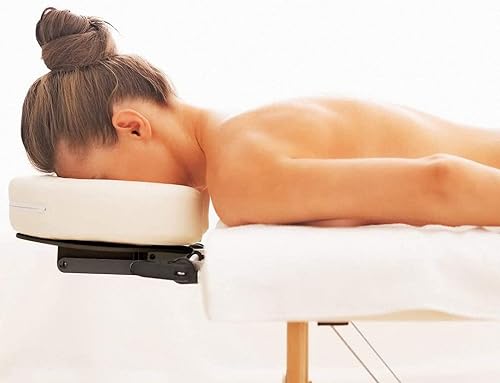 Miniatura 5 de Mesa de masaje profesional de 73 pulgadas de largo y 28 pulgadas de ancho, cama de spa portátil, mesa de terapia ajustable de altura de 2 secciones