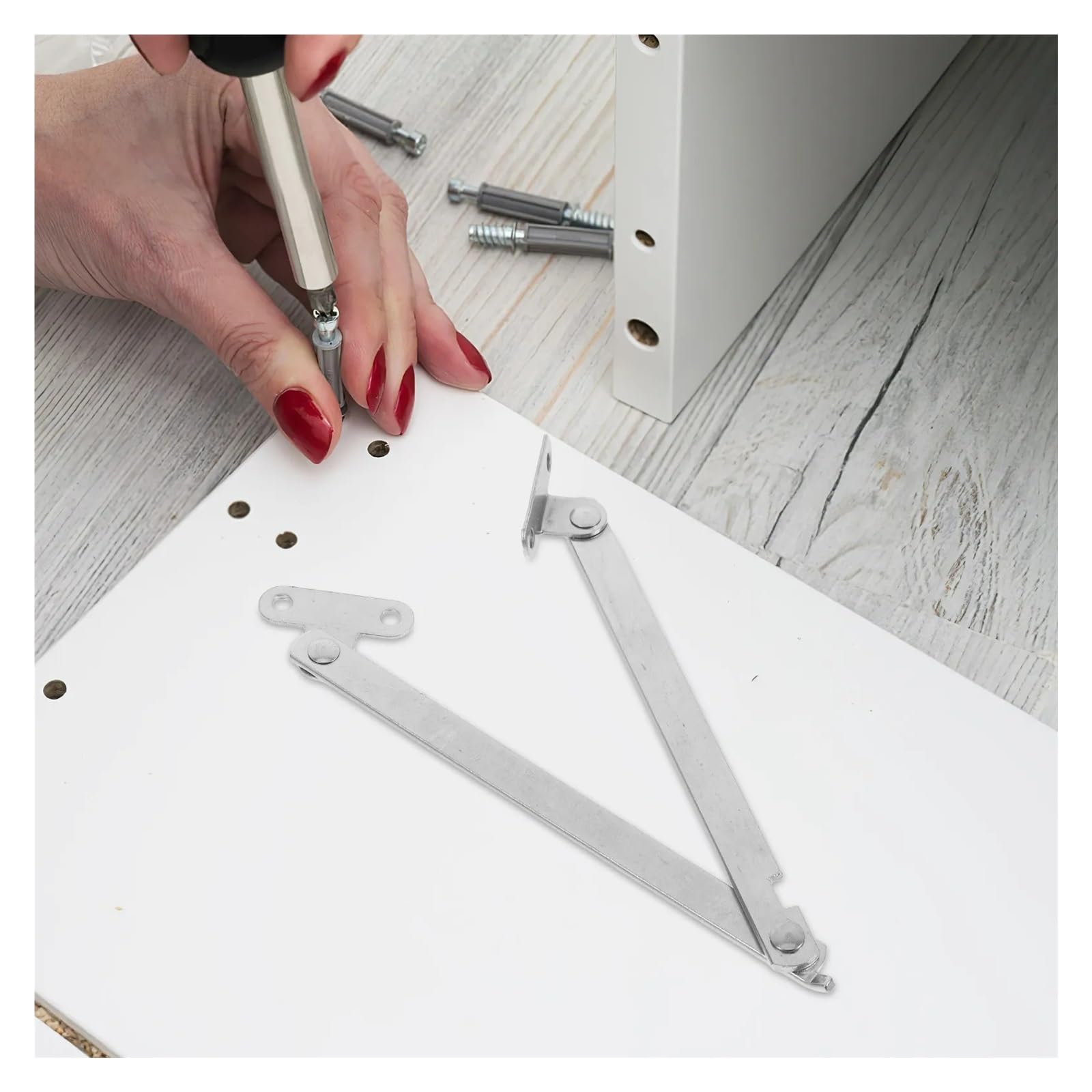 Bisagras de puerta con rodamiento de bolas de alta Bisagra Desplegable Plegable De 4 Piezas, Resistente, Ajustable