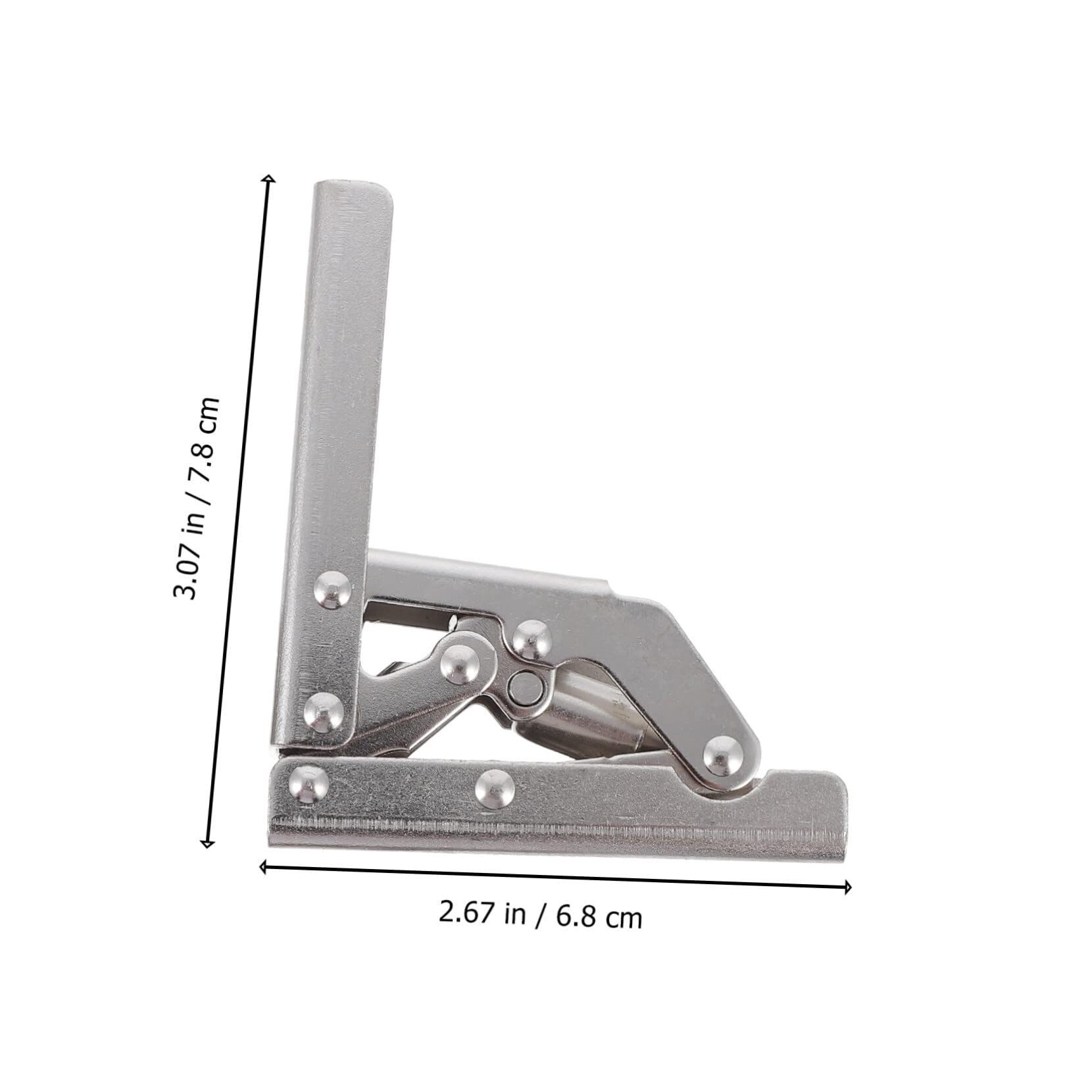 4 Stück 90-Grad-Scharniere, Küchenschrankscharniere, Schwingtürscharniere, robuste Scharniere, robuste Türscharniere, flache Türscharniere, 90-Grad-Schwingscharniere, Haustürscharniere, Metal