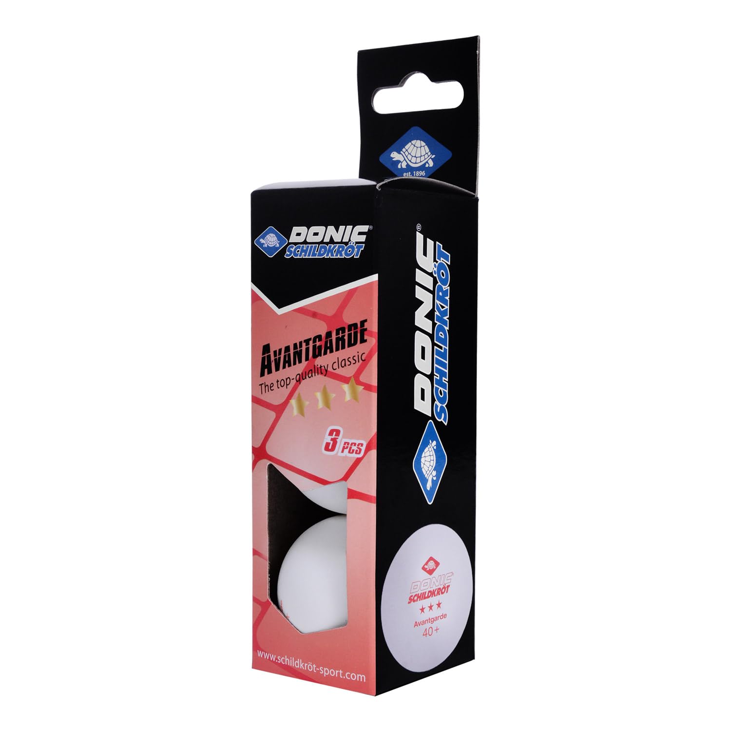 Donic Plastic T.T Ball Avantgrade 3 * 40+ (White)