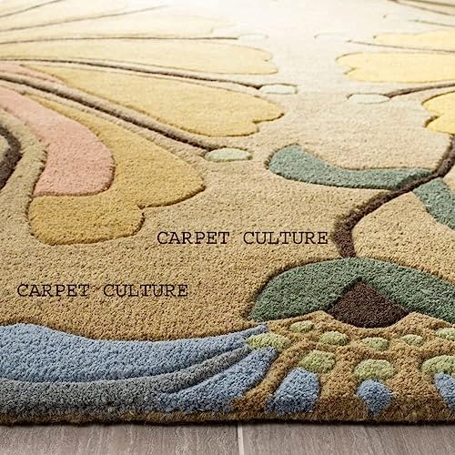 Image of Carpet Mahal Handmade Handwoven Tufted Made of 100% Soft Blended Wool Export Quality Carpets with 1 Inch Thickness (12x15 Feet) Color Multi
