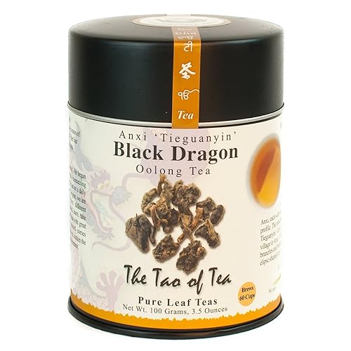 TĂ© negro The Tao of Tea de Oolong El DragĂłn Negro hojas sueltas lata de 3 onzas TĂ© negro The Tao of Tea de Oolong El DragĂłn Negro hojas sueltas lata de 3 onzas