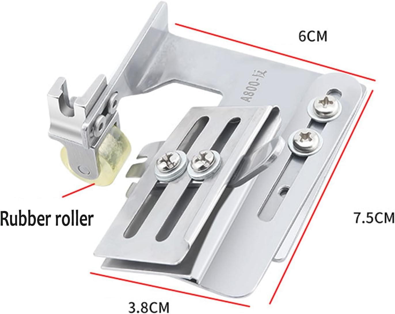 Máquina Plisadora Ajustable para Fruncidos, Prensatelas Industrial para Plisado, Cuchillas De Plisado Reemplazables, Ancho Y Posición Ajustables, Plisado Rápido Y Uniforme, para Plisar Encajes