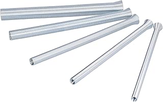 5Pcs Spring Tube Bender Set,1/4In, 5/16In, 3/8In, 1/2In, 5/8in Bender Spring Flexible Curved Tube for Copper, Aluminum,Thin Wall Steel Tubing