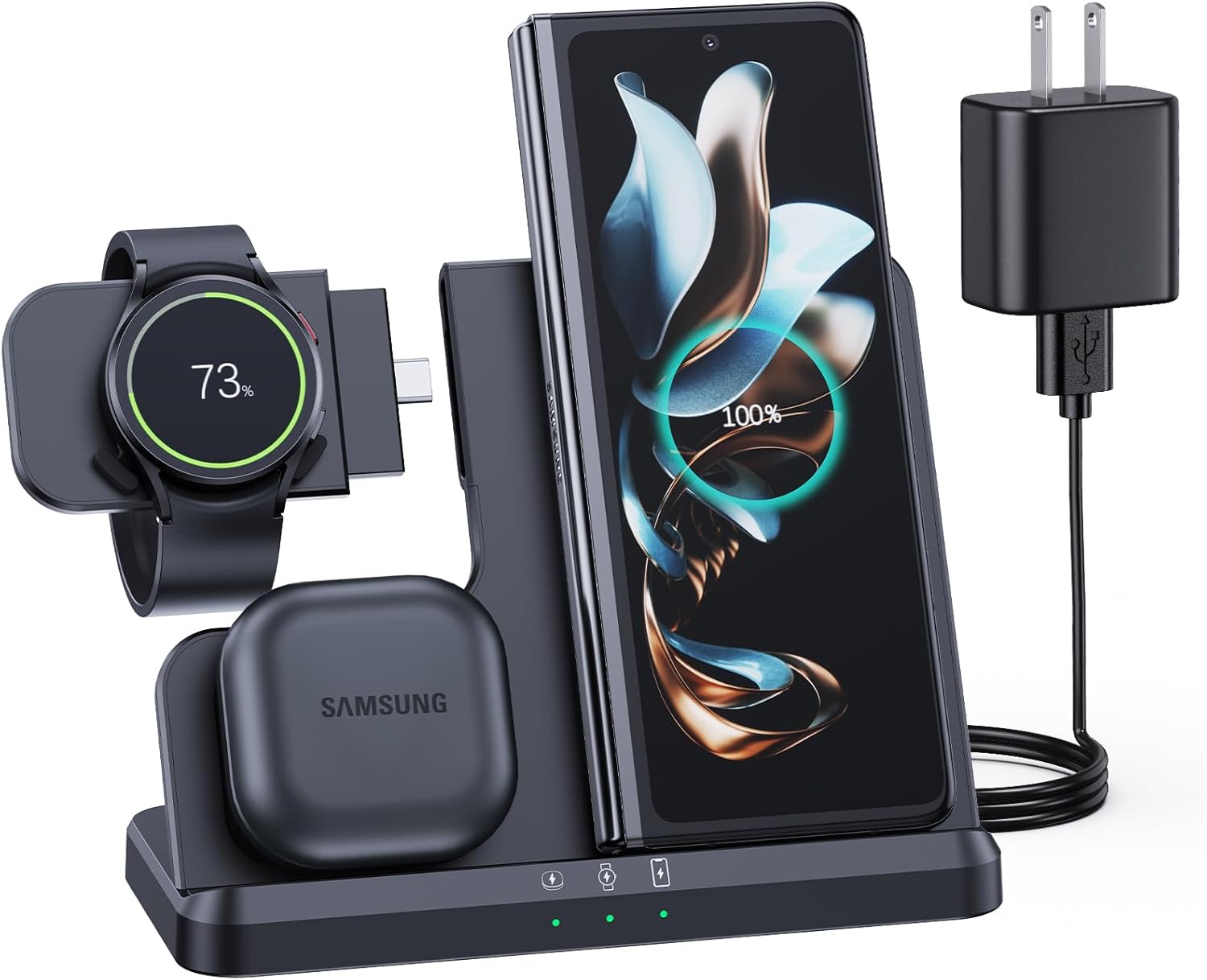 Wireless Charger for Samsung Charging Station Compatible