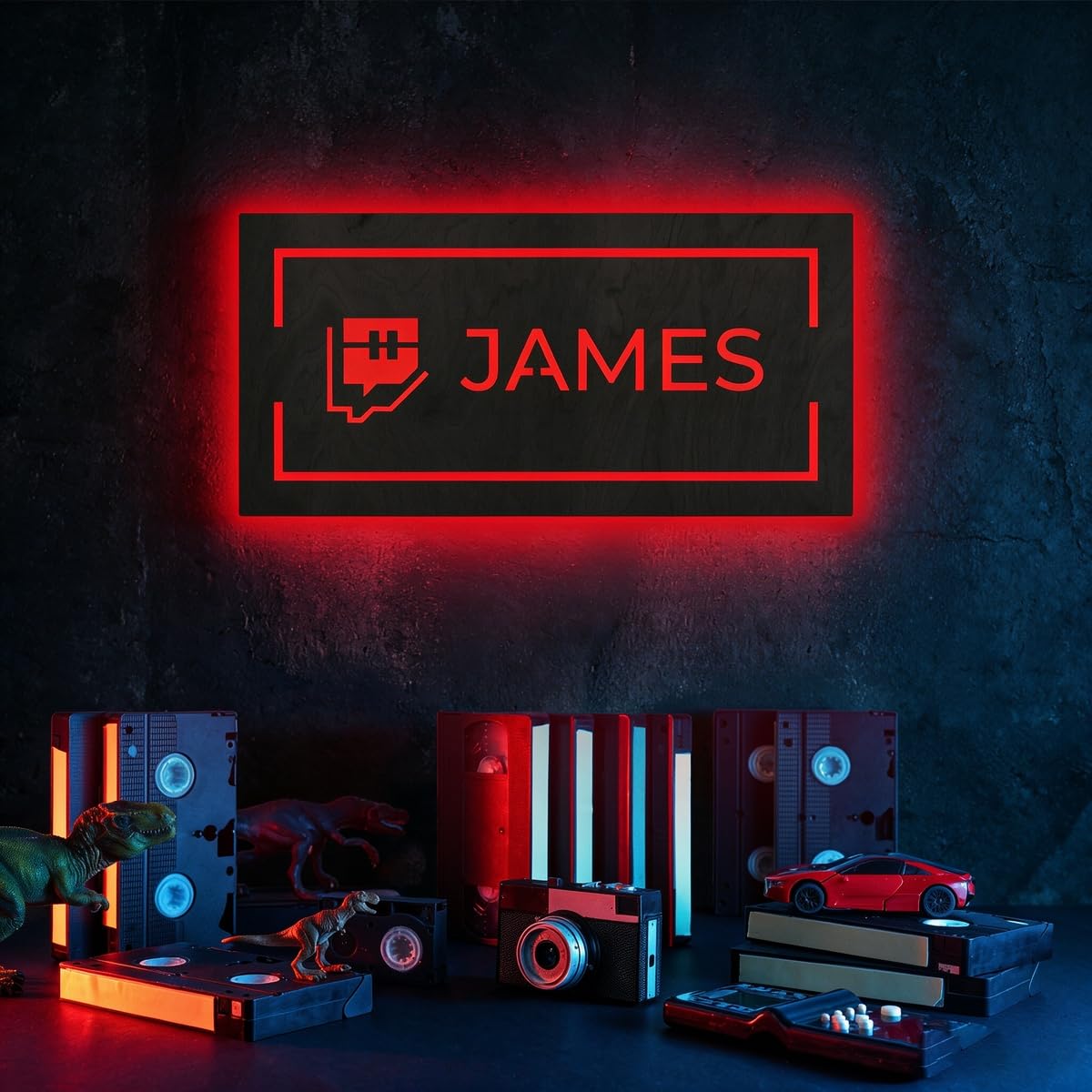 souleather Personalized Gamer Tag Neon, Custom Gamer Tag Light, Game Room Neon Light, Gaming Lights for Wall, Gamer Neon Art, Gamer Name Led Sign