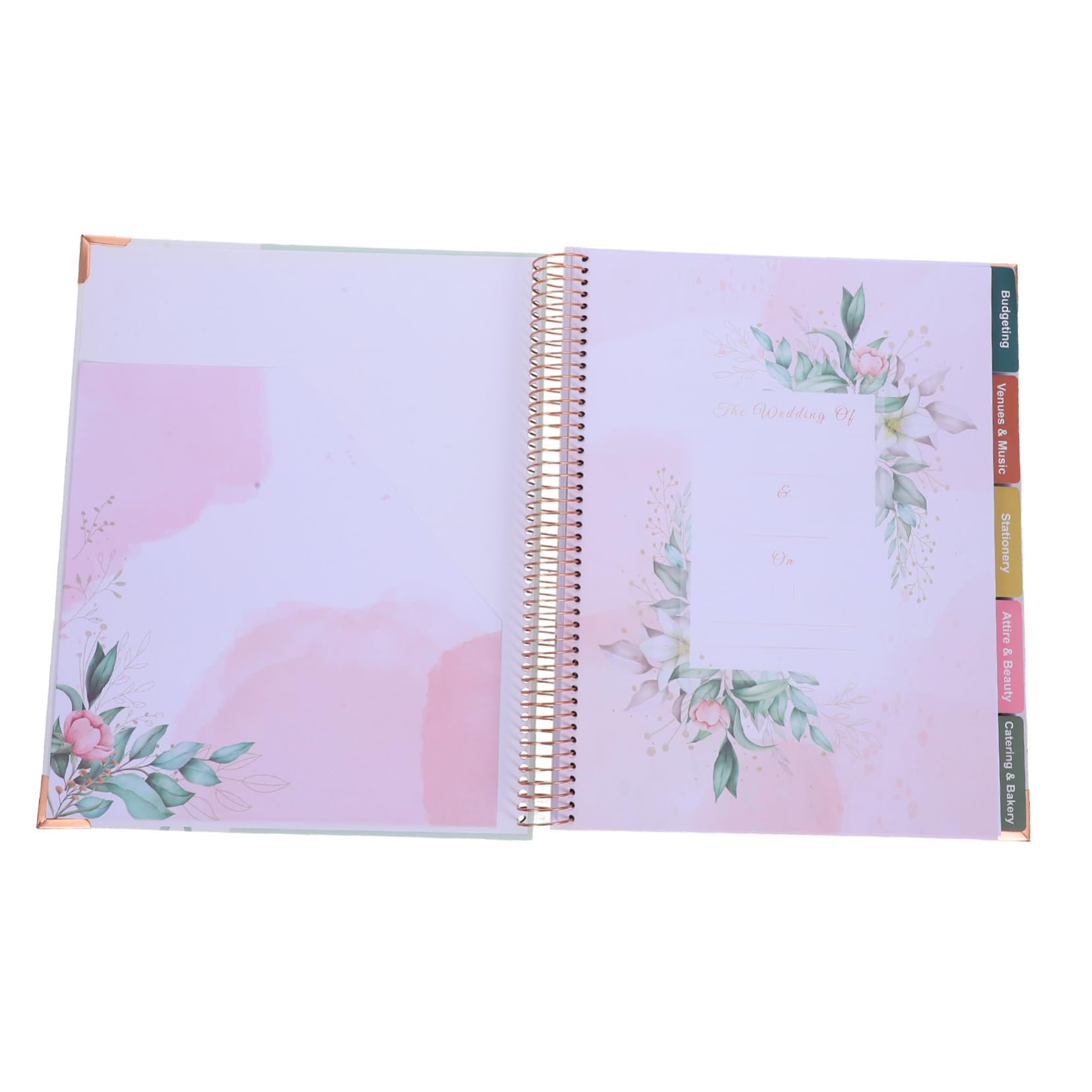 DOITOOL Hochzeitsplanerbuch Organizer Für Hochzeitsplanung Und Verlobungsgeschenk Mit Finanzplanungstools Und Notizbuch-layout Für Detaillierte Hochzeitsorganisation