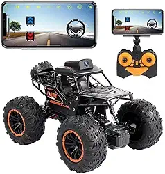 Carro Rc Com Máquina De Câmera Wifi Hd 720p No Controle Remo