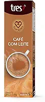 3 Corações Cápsula Café com Leite TRES - 10 unidades
