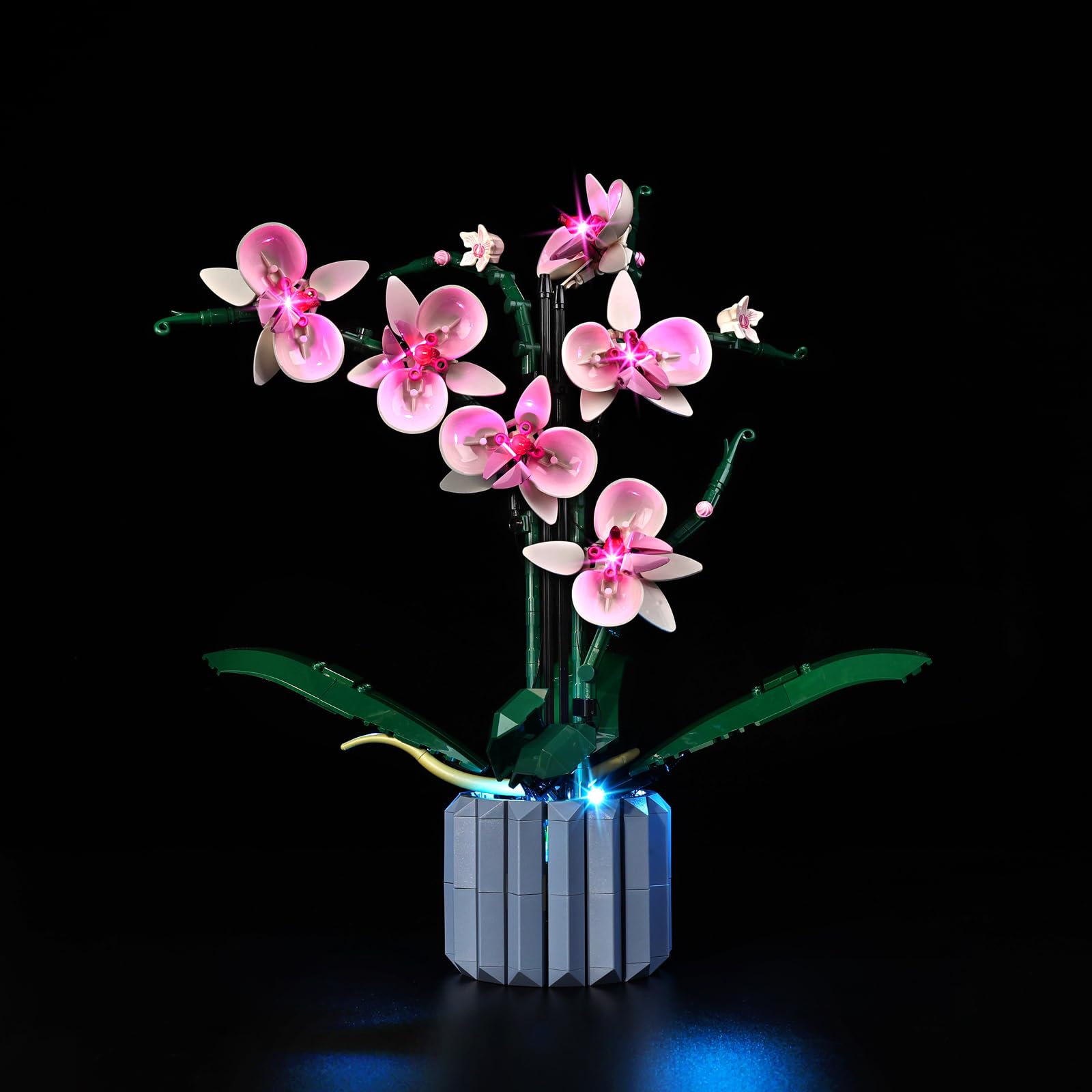 BrickSoul Led Light Kit for Orchid Building Set, Artificial Plant Light Kit, Light Up Lego 10311 - NO Lego Blocks Set (Classic Version)