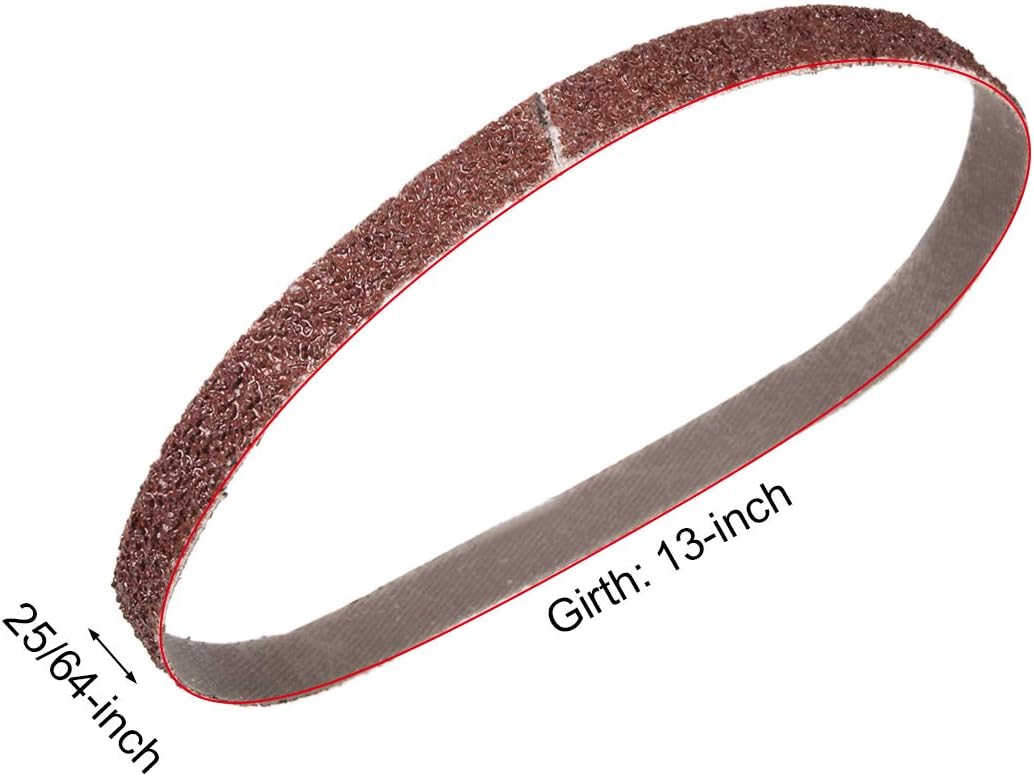Product Deal uxcell 3/8 x 13 40 Grit Sanding Belt Aluminum Oxide Sandpaper Belts for Portable Strip Sander Wood Finishing Metal Drywall Polishing Sharpening 10pcs Super Cheap 🛒 uxcell 3/8 x 13 40 Grit Sanding Belt Aluminum Oxide Sandpaper Belts for Portable Strip Sander Wood Finishing Metal Drywall Polishing Sharpening 10pcs