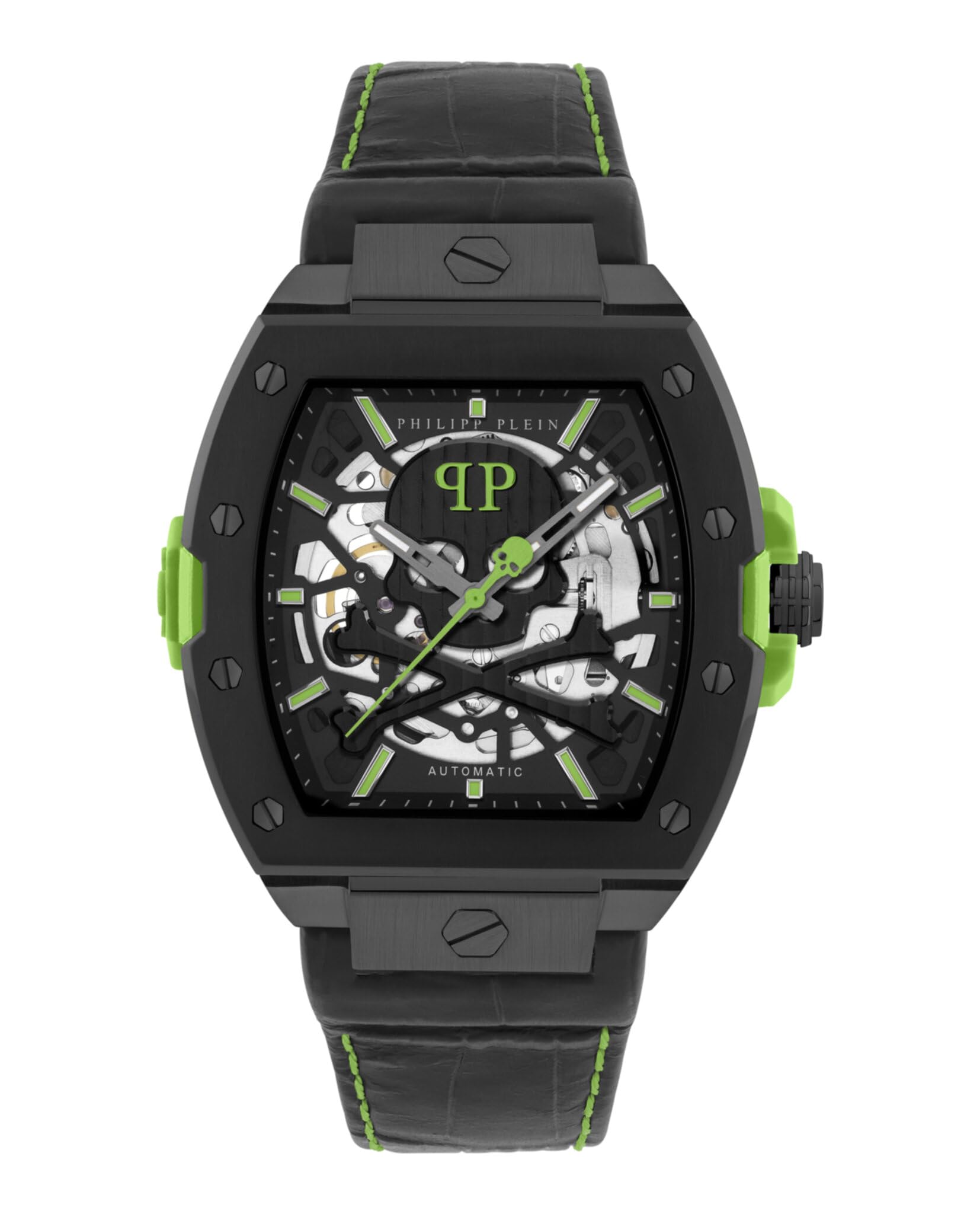 Philipp Plein Automatyczny męski analogowy zegarek na rękę The $Keleton 2.0