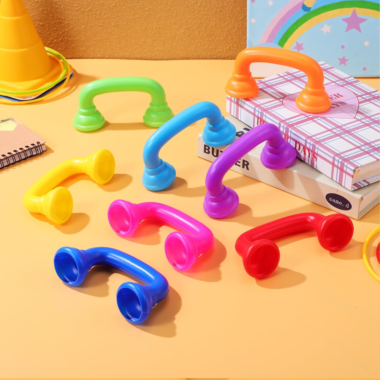 Teléfonos Susurradores De Juguete - 16 Unidades Para Desarrollar El Habla Y La Escucha En Niños