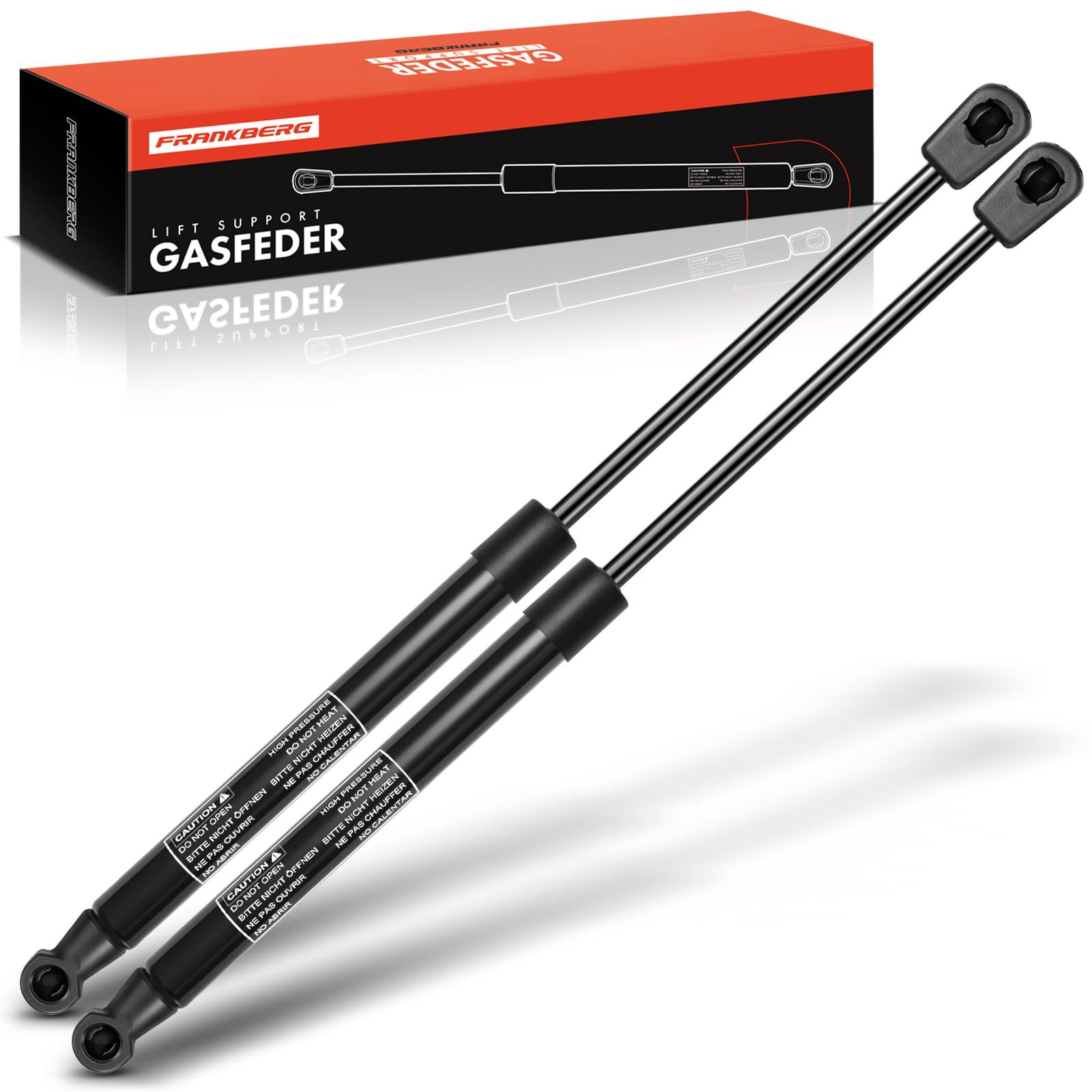 Frankberg 2x Ammortizzatore a gas per portellone posteriore 562mm 280N | Compatibile con: Ypsilon 312