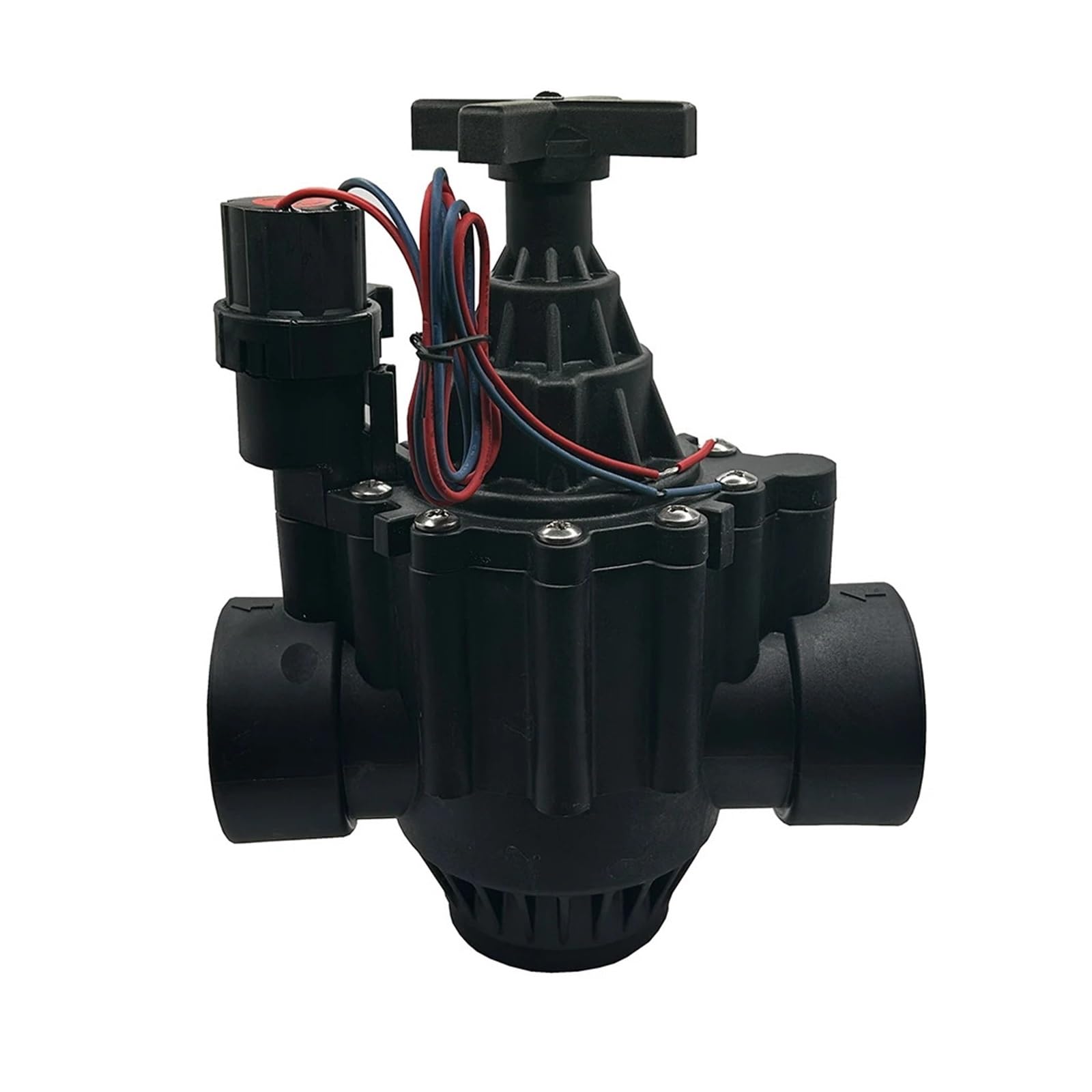 Huuoqiwy 24Vdc 1-1/2" 2" Water Solenoid Valve With Flow Adjustment 220V 12V 24V(24Vdc)