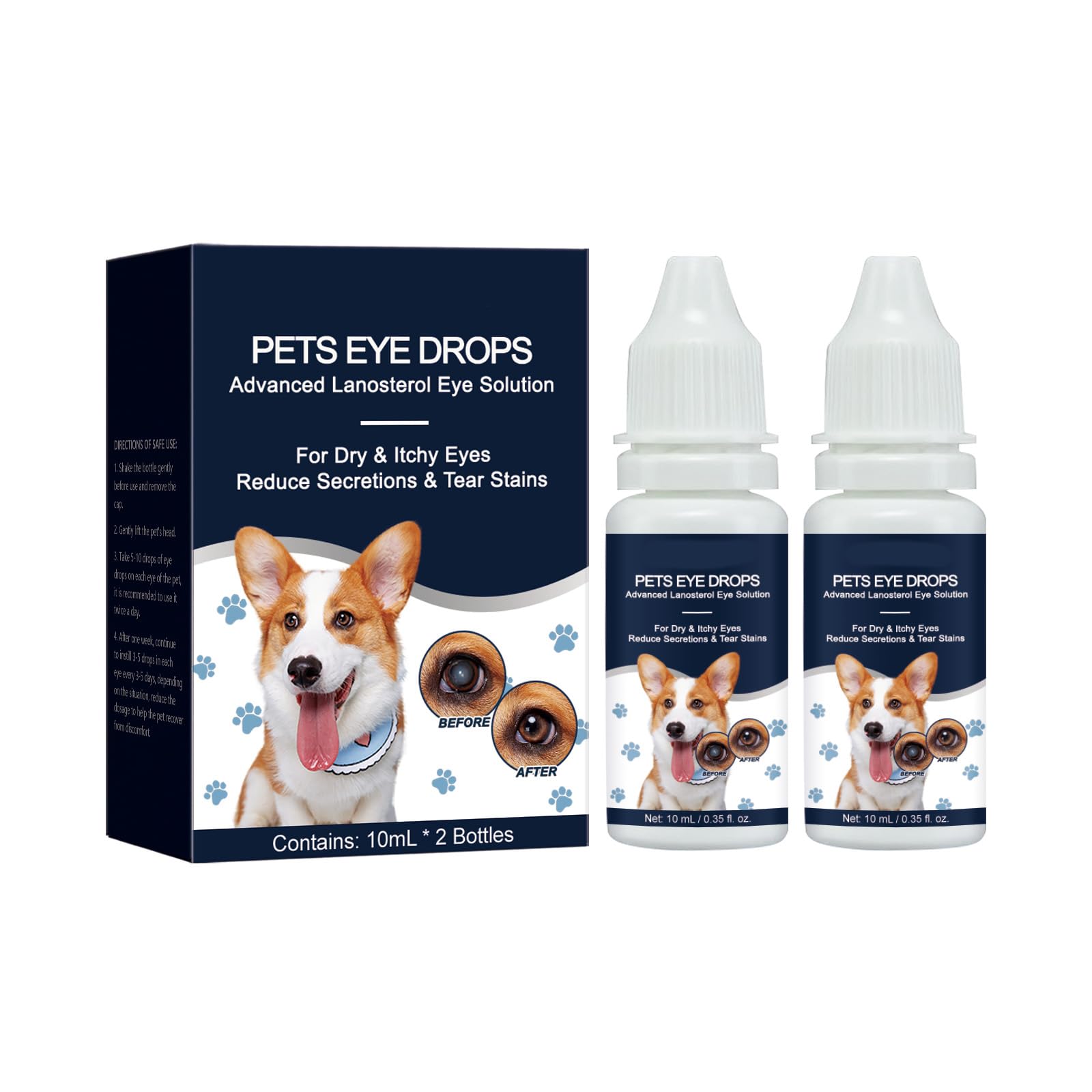 GURKOOYD Eye Drops for Dogs and Cats