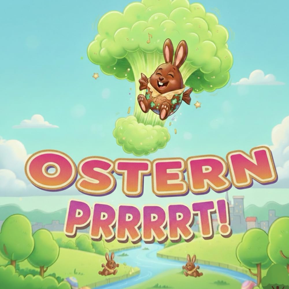 Ostern PRRRRT!: Eine witzige Geschichte über Freundschaft, Mut und einen ganz besonderen Antrieb – Zum Vorlesen und Ausmalen (Ostergeschenk für Kinder von 3 bis 10 Jahren)