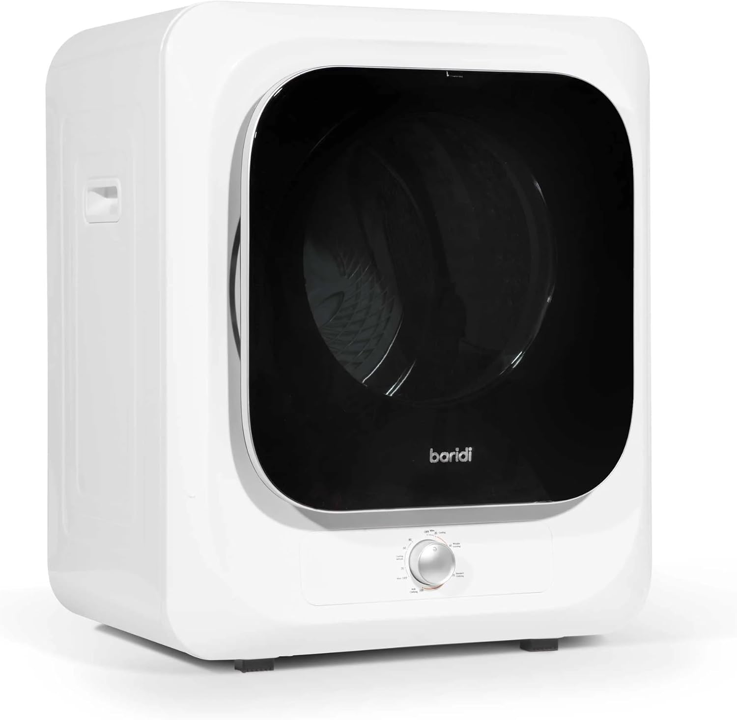 Baridi Small Tumble Dryer, Portable, 2.5kg, Vented, Perfect for Counter
