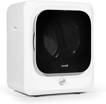 Baridi Tabletop Mini Tumble Dryer with Analogue Controls 2.5kg Capacity - White - DH192 [Energy Class C]