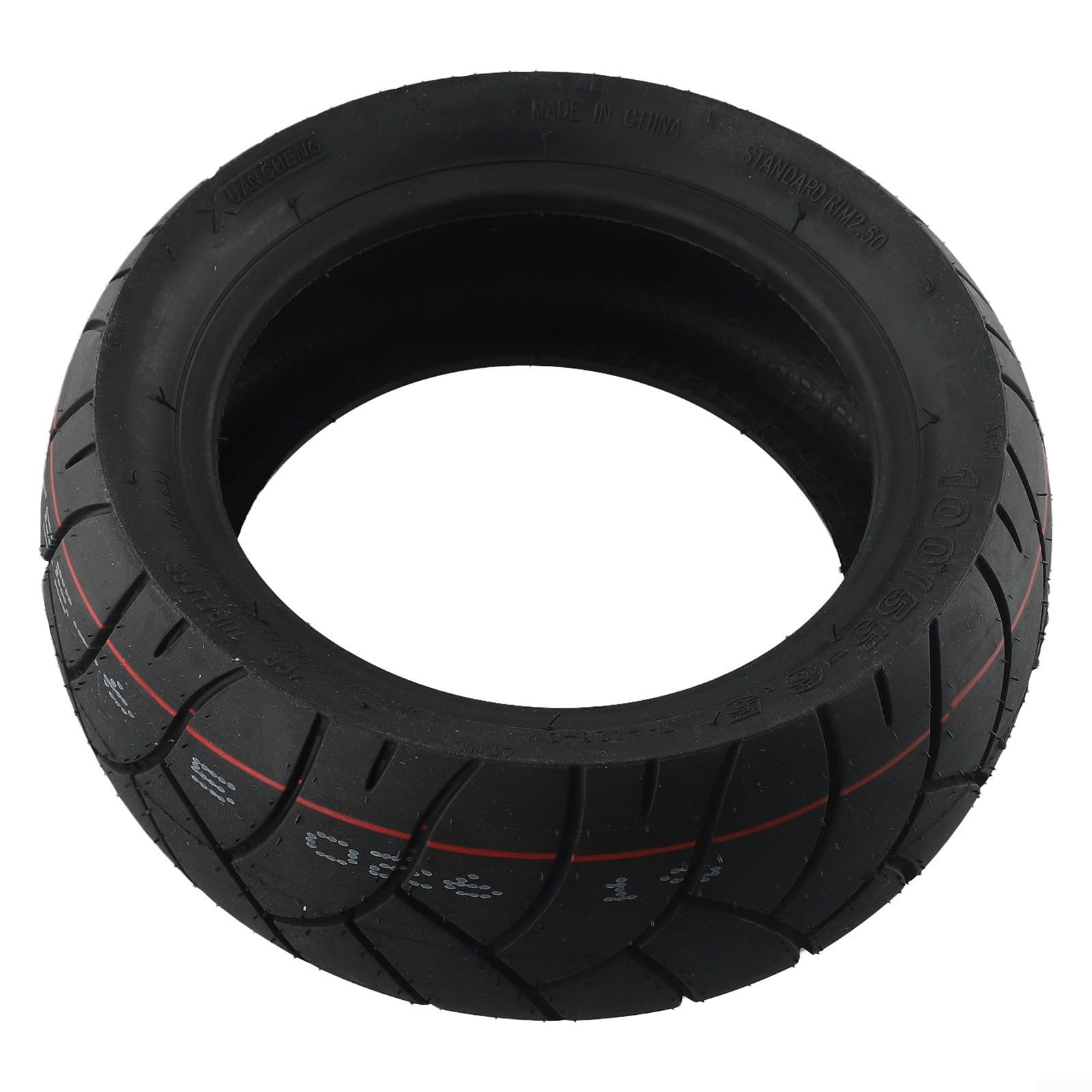 Neumático sin cámara de 11 pulgadas 90/65-6.5 & 100/55-6.5 para patinete eléctrico, neumático de goma resistente y duradero con fuerte agarre, rueda negra todo terreno para patinetes