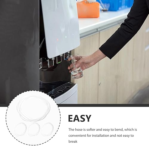 Miniatura 8 de Angoily Manguera de repuesto de tubo de silicona para bomba dispensadora de agua, compatible con bomba eléctrica de botella de agua potable, tubería