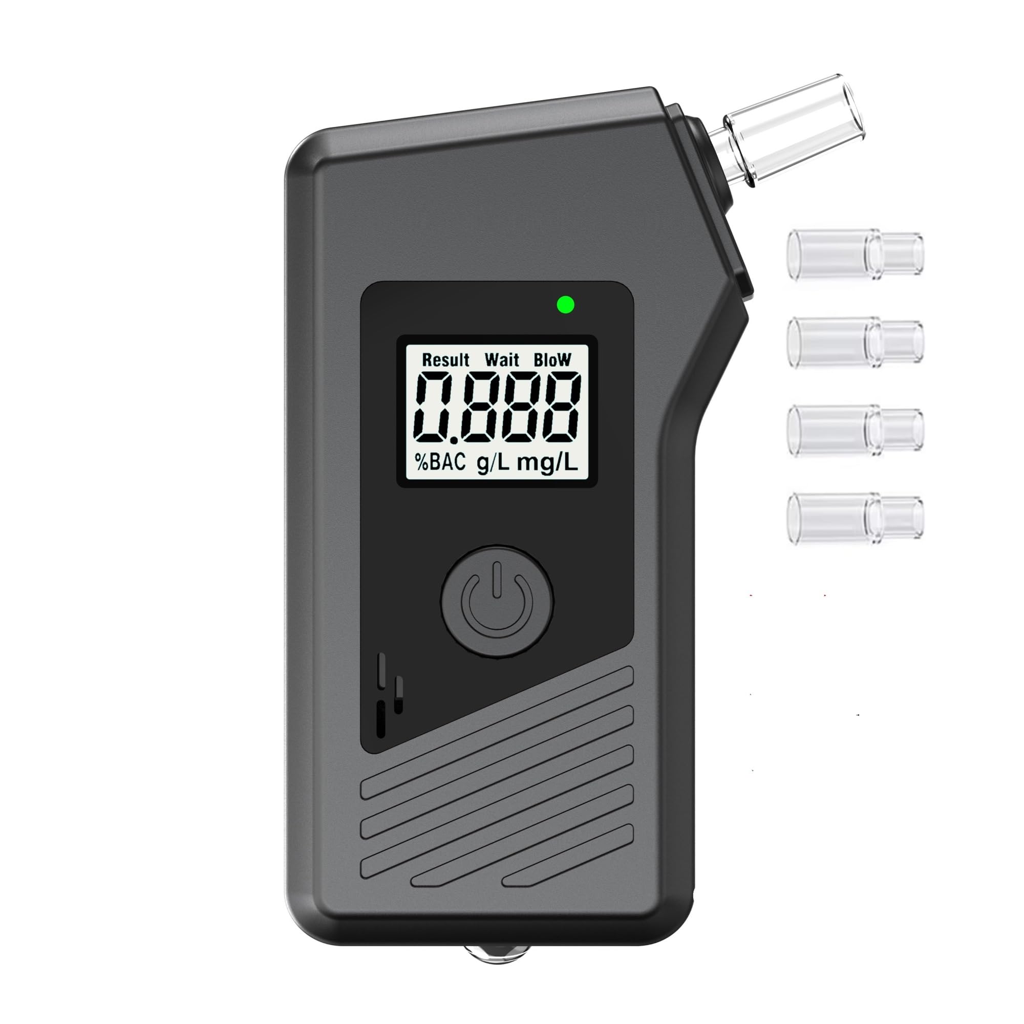 Alcoholímetro Personal Digital LCD, probador de Alcohol preciso for detección previa a la conducción en el hogar(Type B)