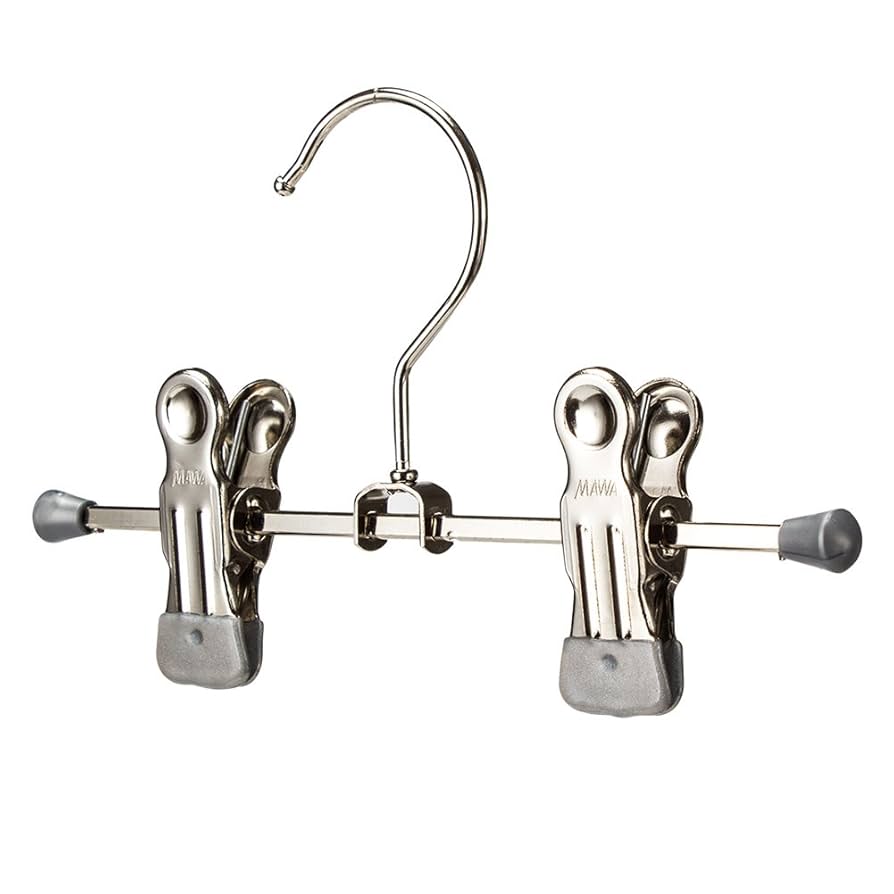 MAWAハンガー 30本セット パンツシングル シルバー