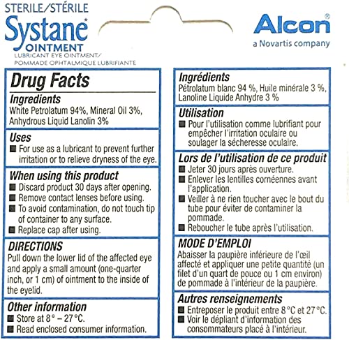 Systane Lub Eye Nightime Ointment 3.5g (2 Pack) 0.12 Ounce - image 3