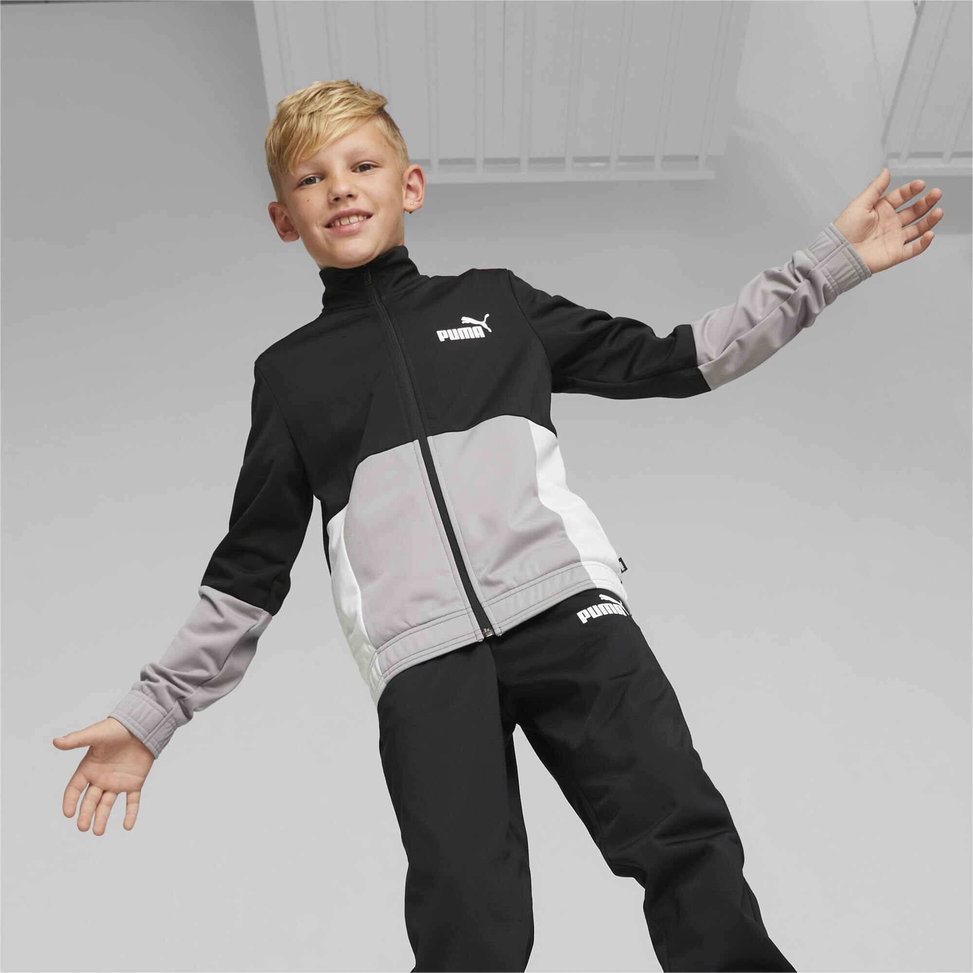 PUMA Colorblock Poly Suit Cl B Tuta da pista Bambini e ragazzi
