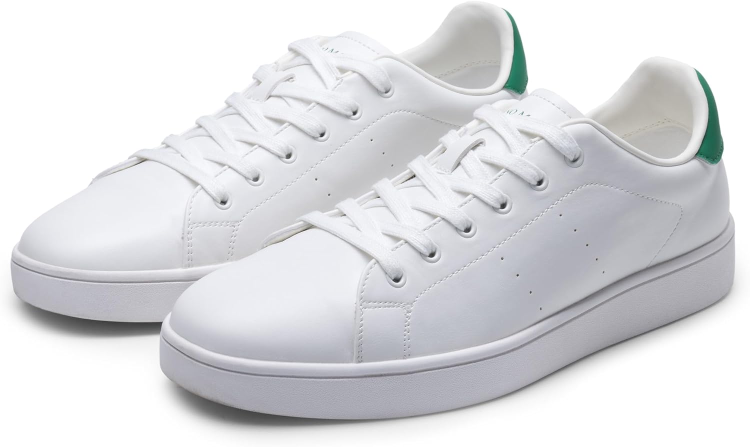 Bruno Marc Men's Casual Dress Sneaker Business Casual Shoes for Men Comfortable Lightweight Lace Up Fashion Sneakers WaveFlex CoreLux 9.5 White/Green image 3 of 8 B0DPWPD1V5