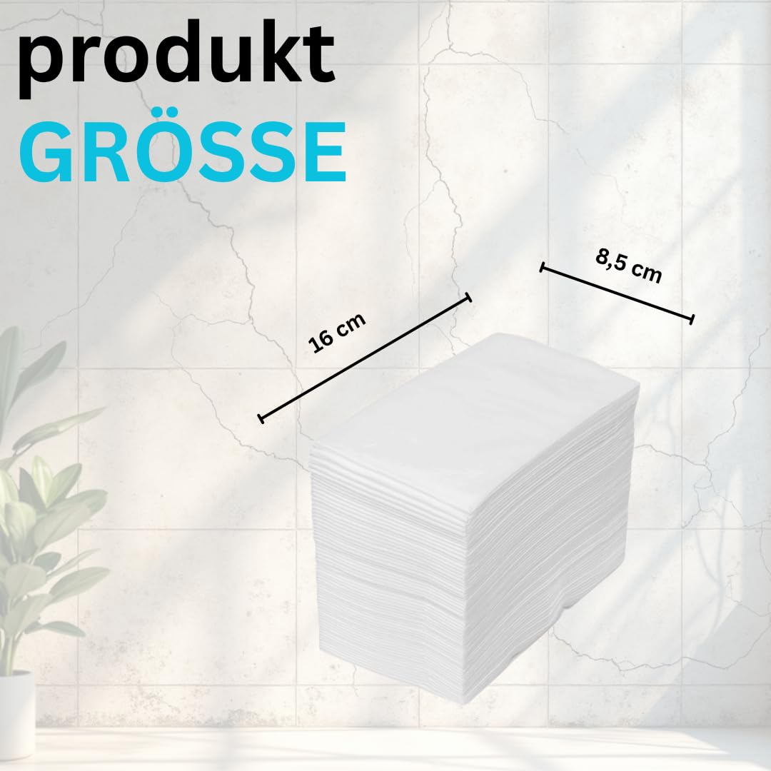 Enpack 5 x 250 Servietten 33 x 33 cm - 1/8 Falz Papierservietten - Napkins optimal geeignet für Bistro, Gastro, Veranstaltungen, Gbeurstag u.v.m. - Partyzubehör Tissue