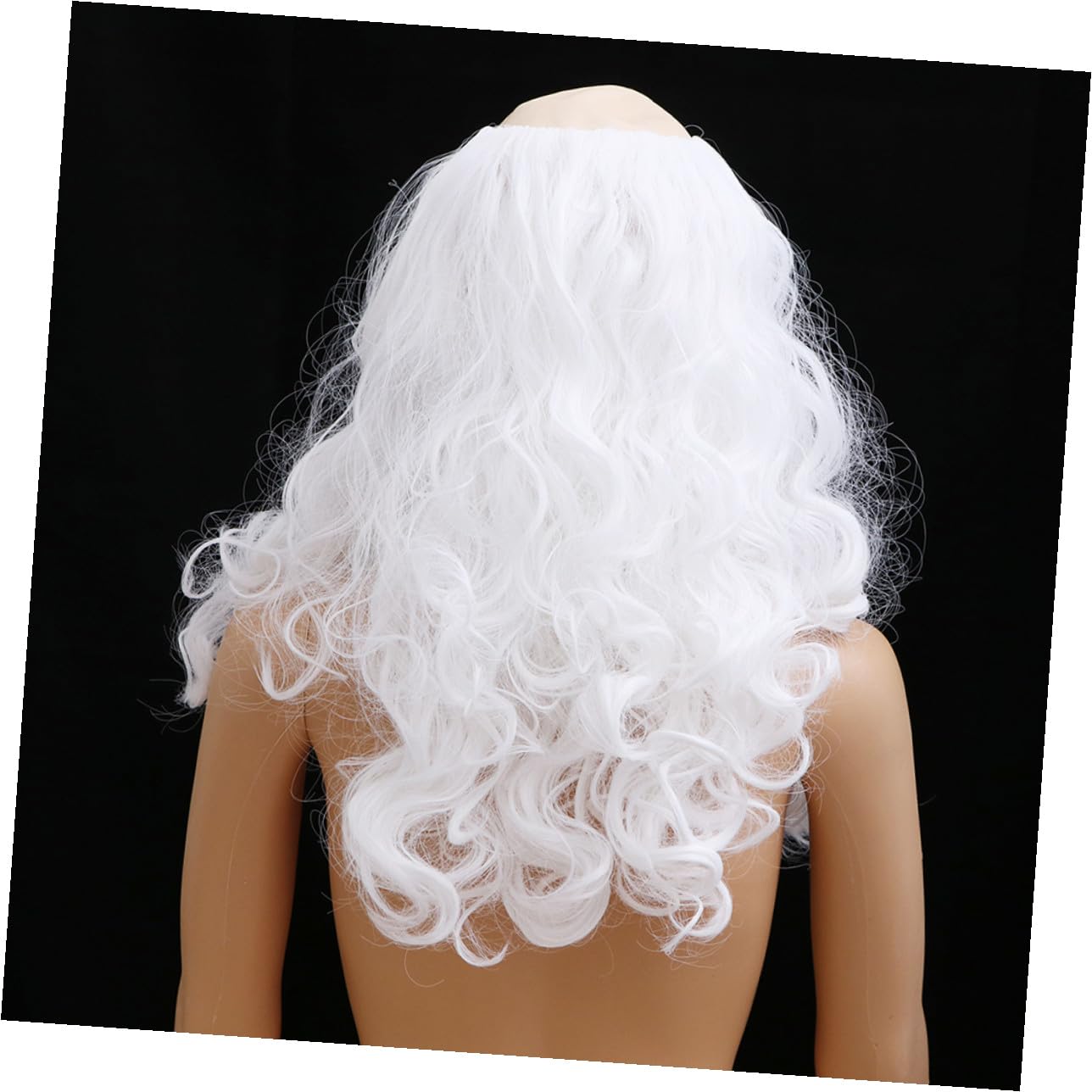 Santa Claus Cosplay Set Beard Eyebrows Wig Costume Props Safe Skin-friendly Party Fancy Dress Halloween Celebration Accessory