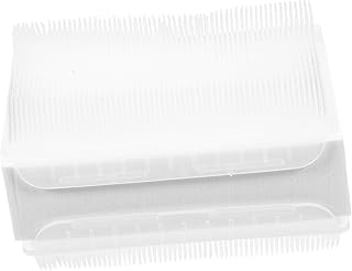 SHOWERORO 1 Juego cepillo táctil cepillado sensorial esponja bebés juguetes sensoriales cepillo sensorial suave cepillo sensorial para Herramientas sensoriales el plastico blanco