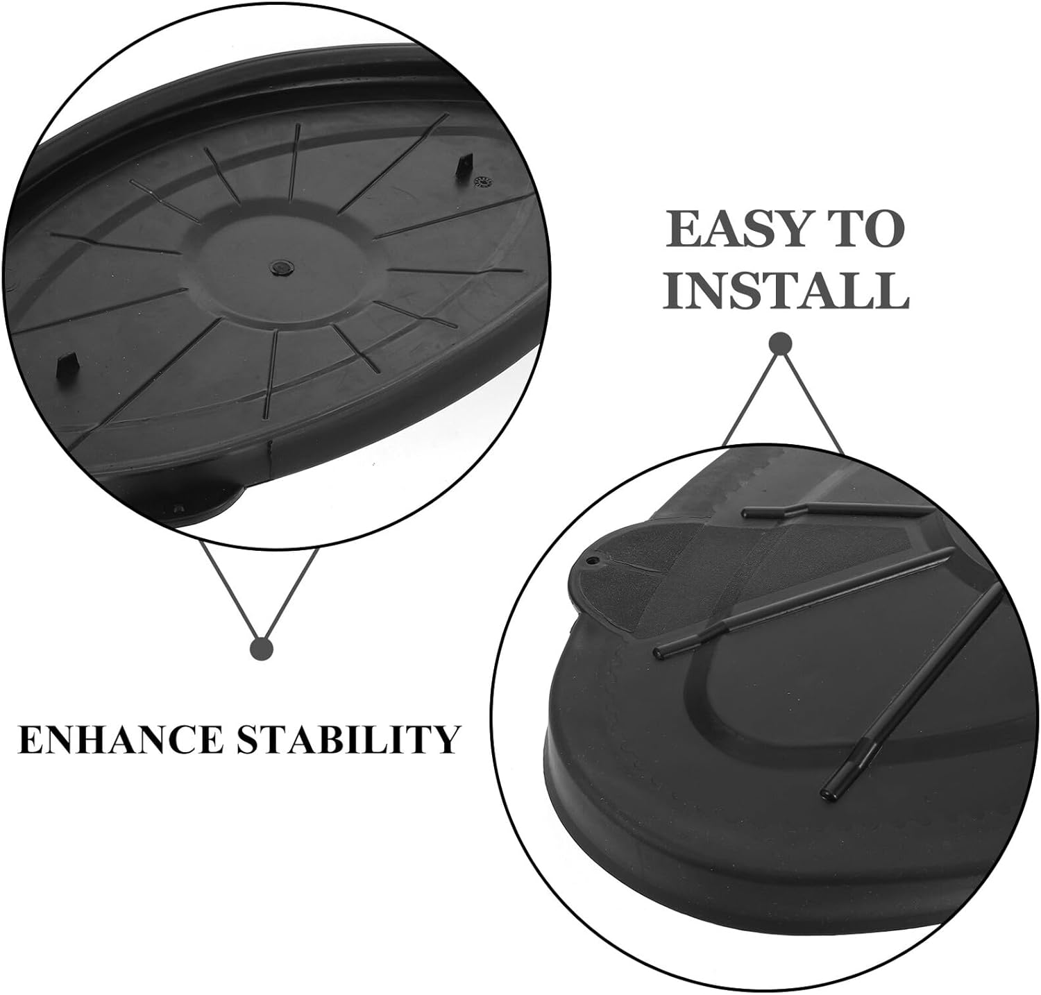 Kayak Hatch Cover Waterproof Oval Plastic Deck Plate Kayak Storage Compartment Lid Marine Boat Accessories for Fishing and Canoeing