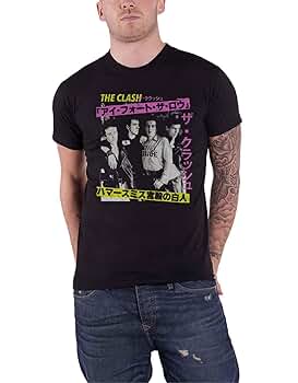 Amazon.com: The Clash T Shirt London Calling Japan Photo