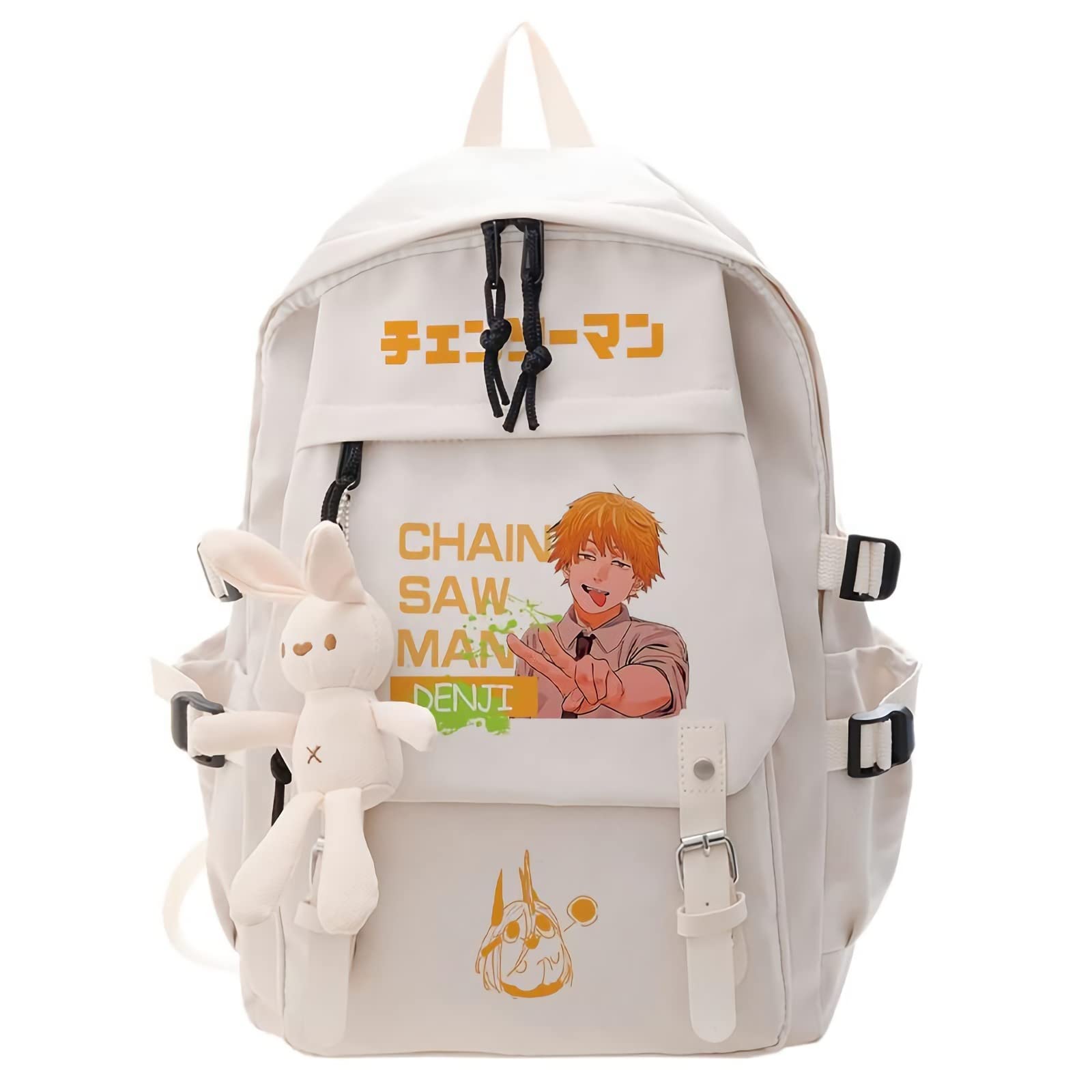Ganiokar Anime Chainsaw Man 3D Print Bookbags For Boys Girls,Ideal for School & Travel Backpacks,Wit