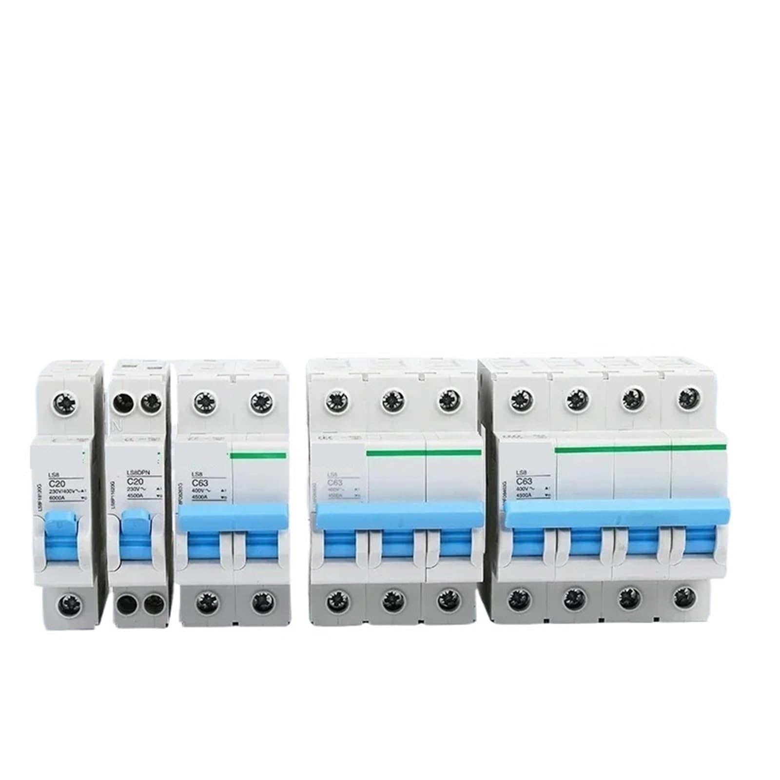 Disjoncteur miniature électrique 2P C40A Type C commutation domestique LS8