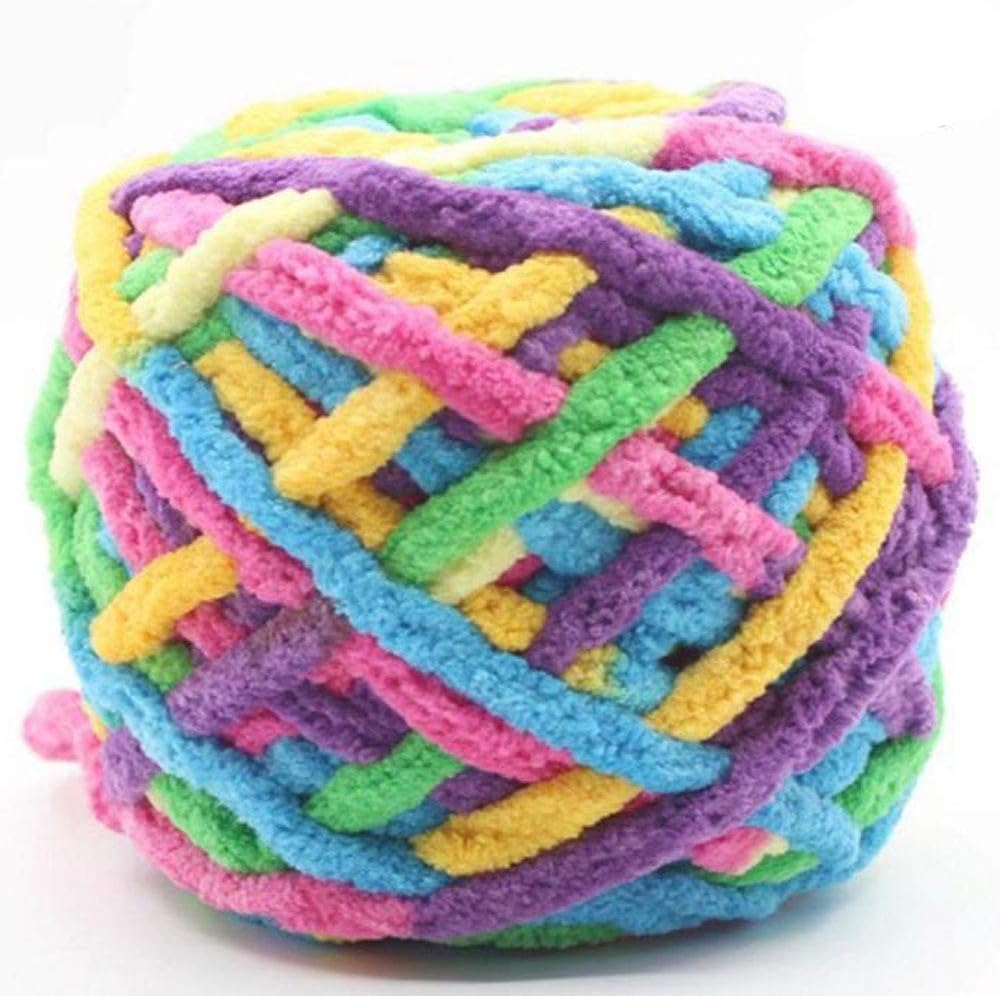 Jumbo Chenille Yarn,Colorful Chunky Chenille Yarn,Arm Knit